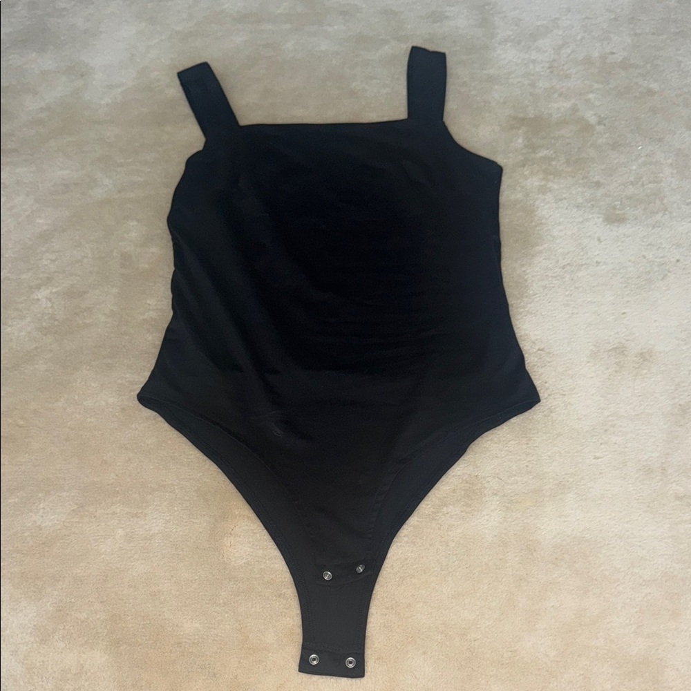 Classic Black One-Piece Bodysuit - large